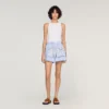 Embroidered cotton shorts Embroidered cotton shorts