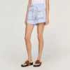 Embroidered cotton shorts Embroidered cotton shorts