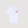 Embroidered horse cotton T-shirt Embroidered horse cotton T-shirt
