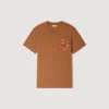 Embroidered horse cotton T-shirt Embroidered horse cotton T-shirt