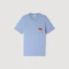 Embroidered horse cotton T-shirt Embroidered horse cotton T-shirt