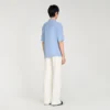 Embroidered horse loose-fit shirt