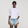 Embroidered logo cotton T-shirt Embroidered logo cotton T-shirt