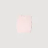 Embroidered short wool cashmere vest Embroidered short wool cashmere vest