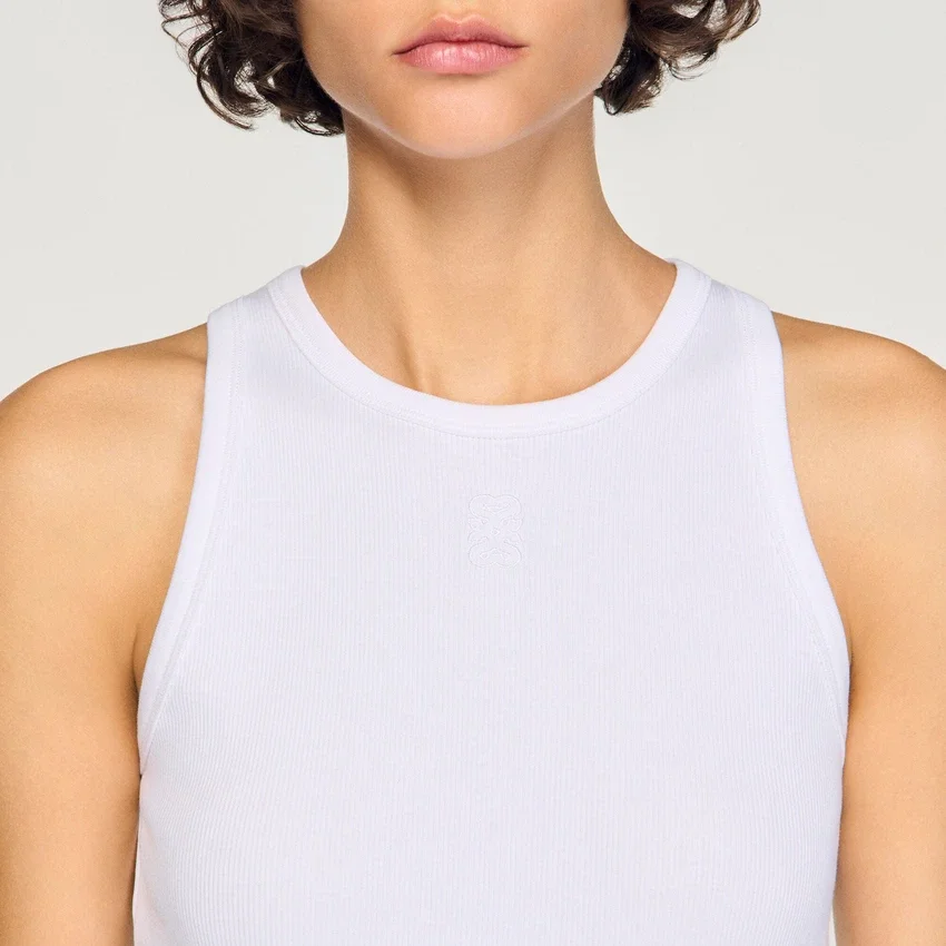 Embroidered vest top Embroidered vest top