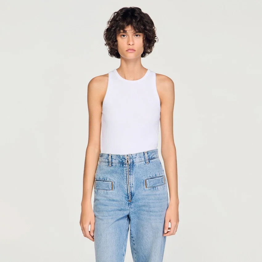 Embroidered vest top Embroidered vest top