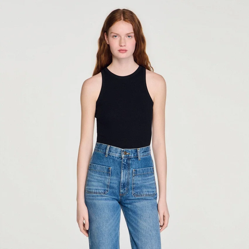 Embroidered vest top Embroidered vest top
