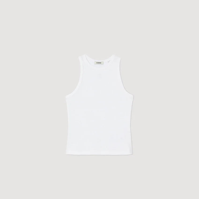 Embroidered vest top Embroidered vest top