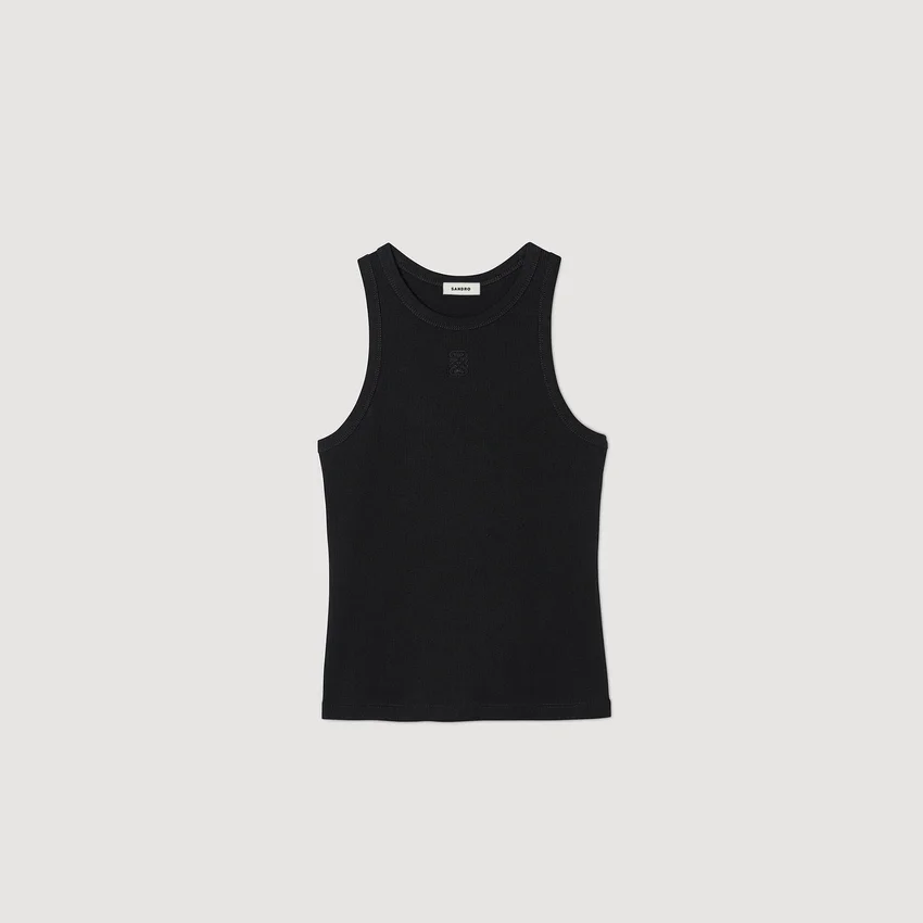 Embroidered vest top Embroidered vest top