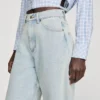 Faded barrel cotton jeans Faded barrel cotton jeans