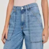 Faded wide straight-leg jeans Faded wide straight-leg jeans