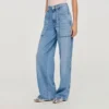 Faded wide straight-leg jeans Faded wide straight-leg jeans