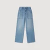 Faded wide straight-leg jeans Faded wide straight-leg jeans