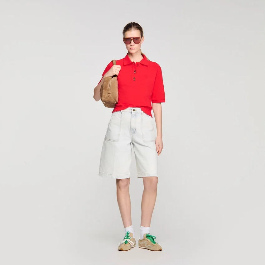 Fancy button polo shirt Fancy button polo shirt