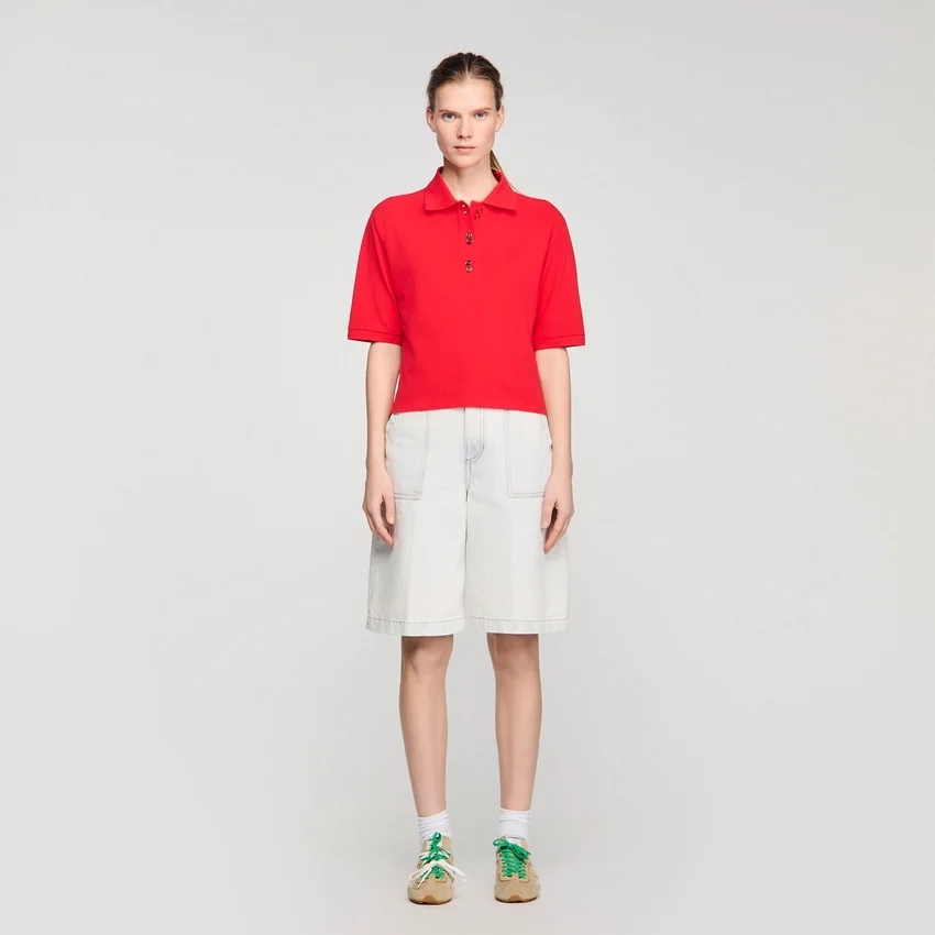 Fancy button polo shirt Fancy button polo shirt