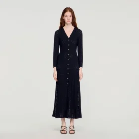 Fancy knit maxi dress