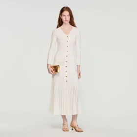Fancy knit midi dress