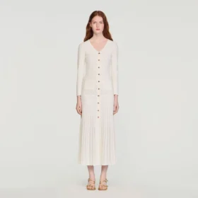 Fancy knit midi dress