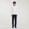Fitted stretch cotton shirt