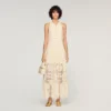 Floral cotton guipure maxi dress Floral cotton guipure maxi dress