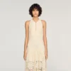 Floral cotton guipure maxi dress Floral cotton guipure maxi dress