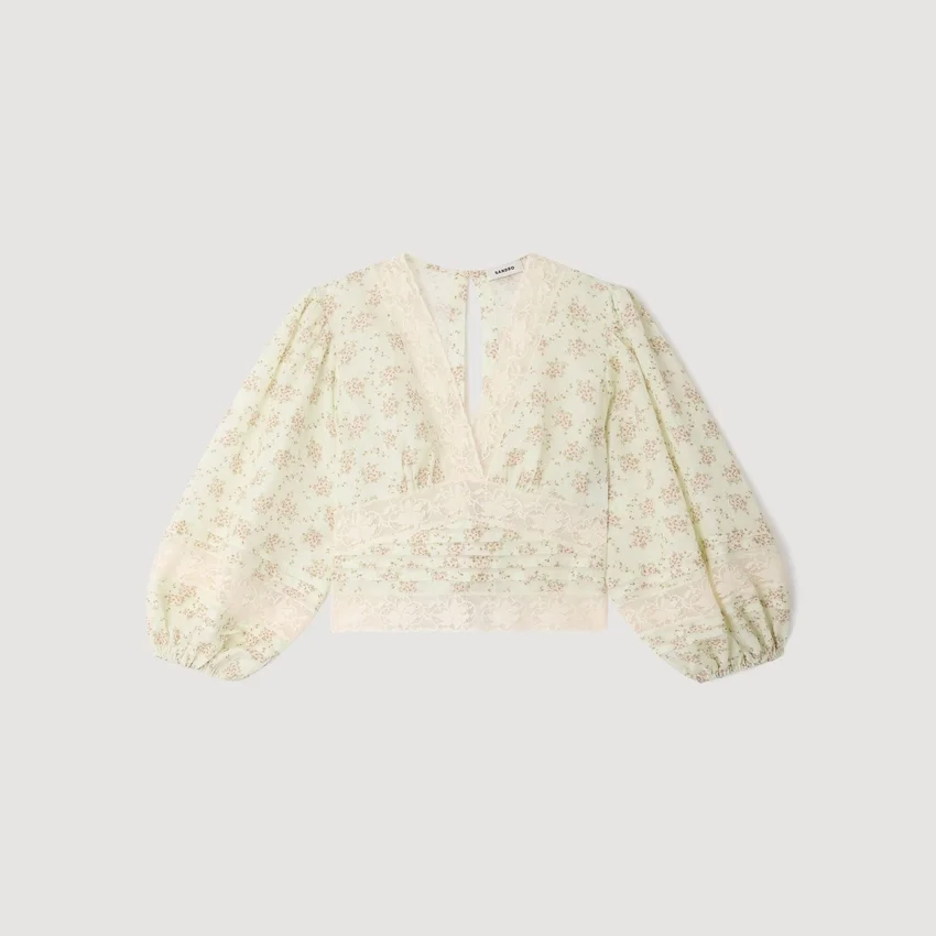 Floral crop top Floral crop top