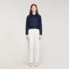 Floral embroidered cotton shirt Floral embroidered cotton shirt