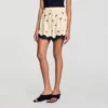 Floral embroidered shorts Floral embroidered shorts