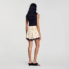 Floral embroidered shorts Floral embroidered shorts