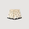Floral embroidered shorts Floral embroidered shorts