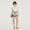 Floral guipure crop top Floral guipure crop top