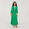 Floral jacquard maxi dress Floral jacquard maxi dress