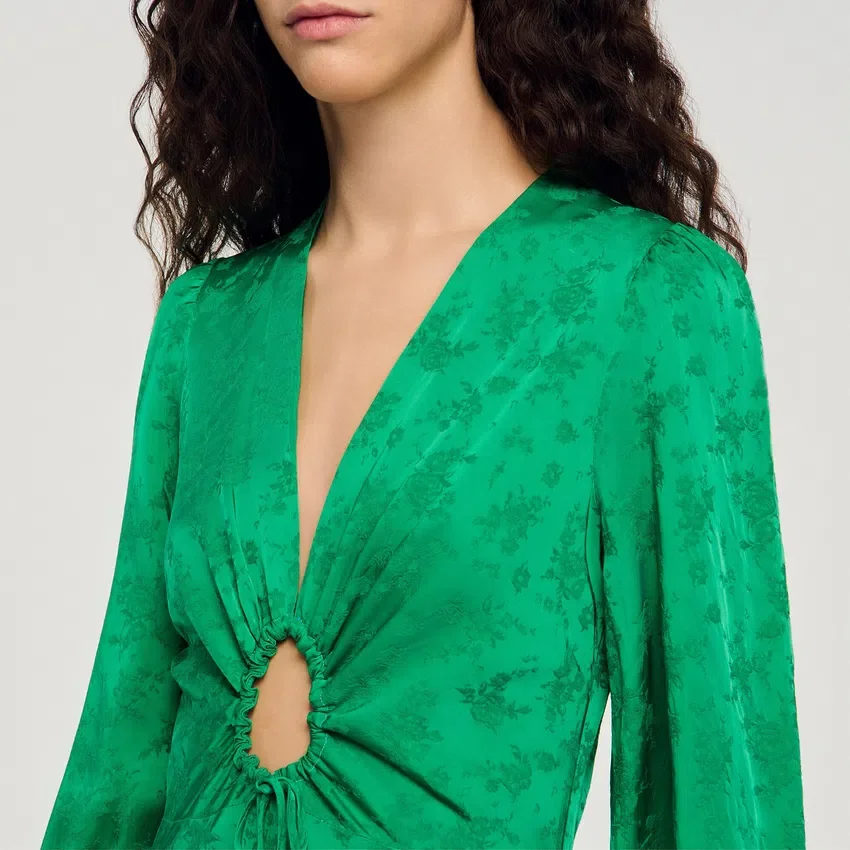 Floral jacquard maxi dress Floral jacquard maxi dress