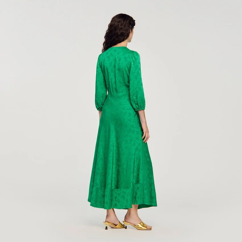 Floral jacquard maxi dress Floral jacquard maxi dress