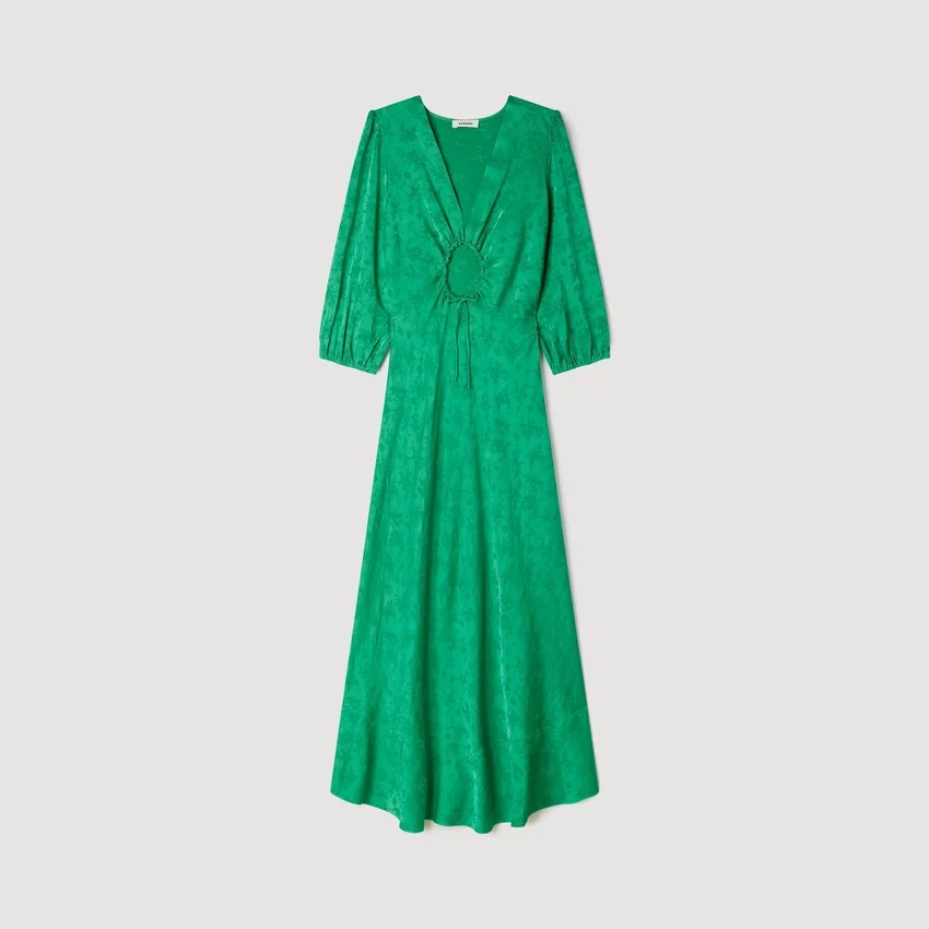 Floral jacquard maxi dress Floral jacquard maxi dress