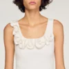 Floral knit crop top Floral knit crop top