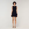Floral knit mini dress Floral knit mini dress