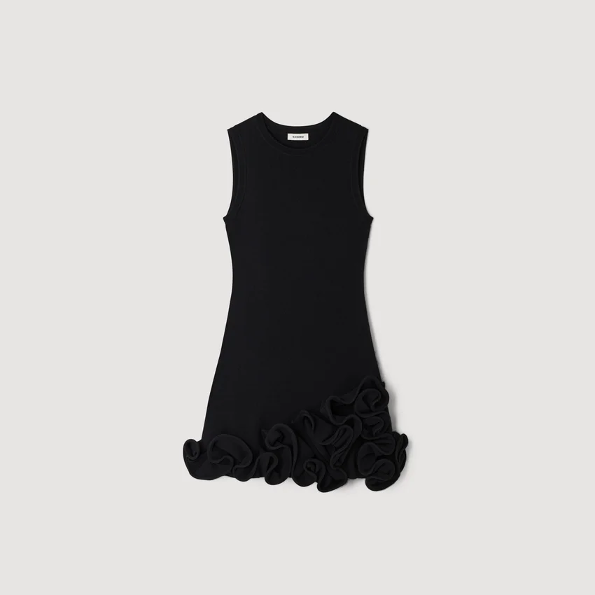 Floral knit mini dress Floral knit mini dress