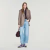 Floral print barrel jeans Floral print barrel jeans