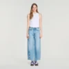 Floral print barrel jeans Floral print barrel jeans