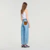 Floral print barrel jeans Floral print barrel jeans