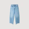 Floral print barrel jeans Floral print barrel jeans