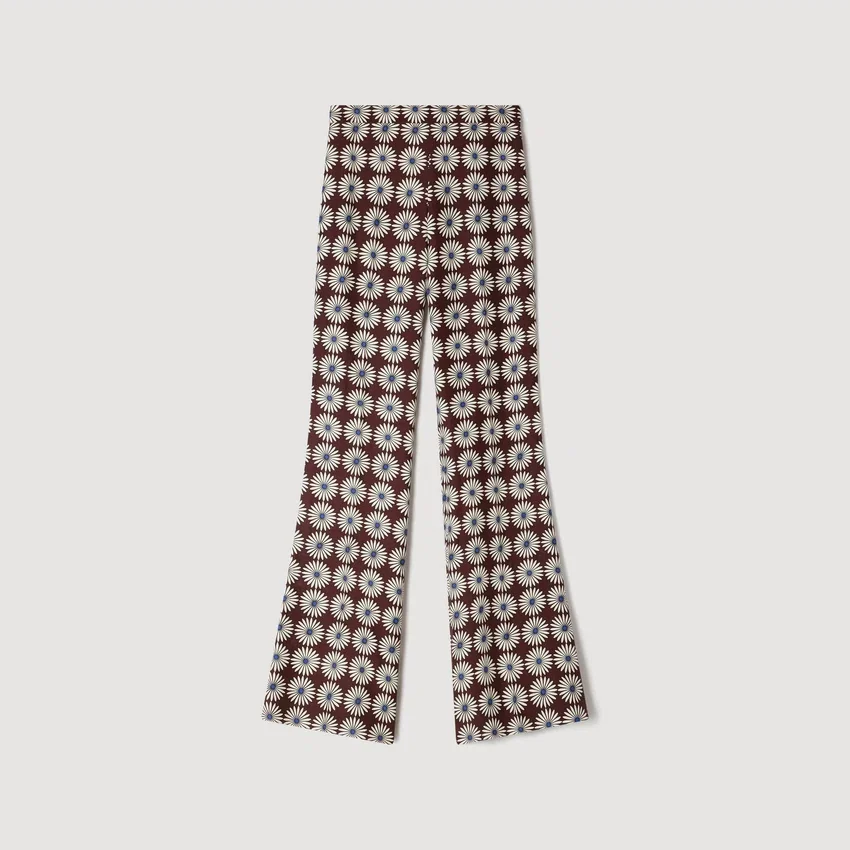 Floral-print flowy trousers Floral-print flowy trousers