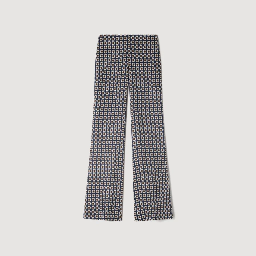 Floral-print flowy trousers Floral-print flowy trousers