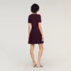 Floral print knit mini dress Floral print knit mini dress