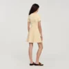 Floral print knit mini dress Floral print knit mini dress