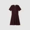 Floral print knit mini dress Floral print knit mini dress