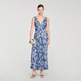 Floral print maxi dress