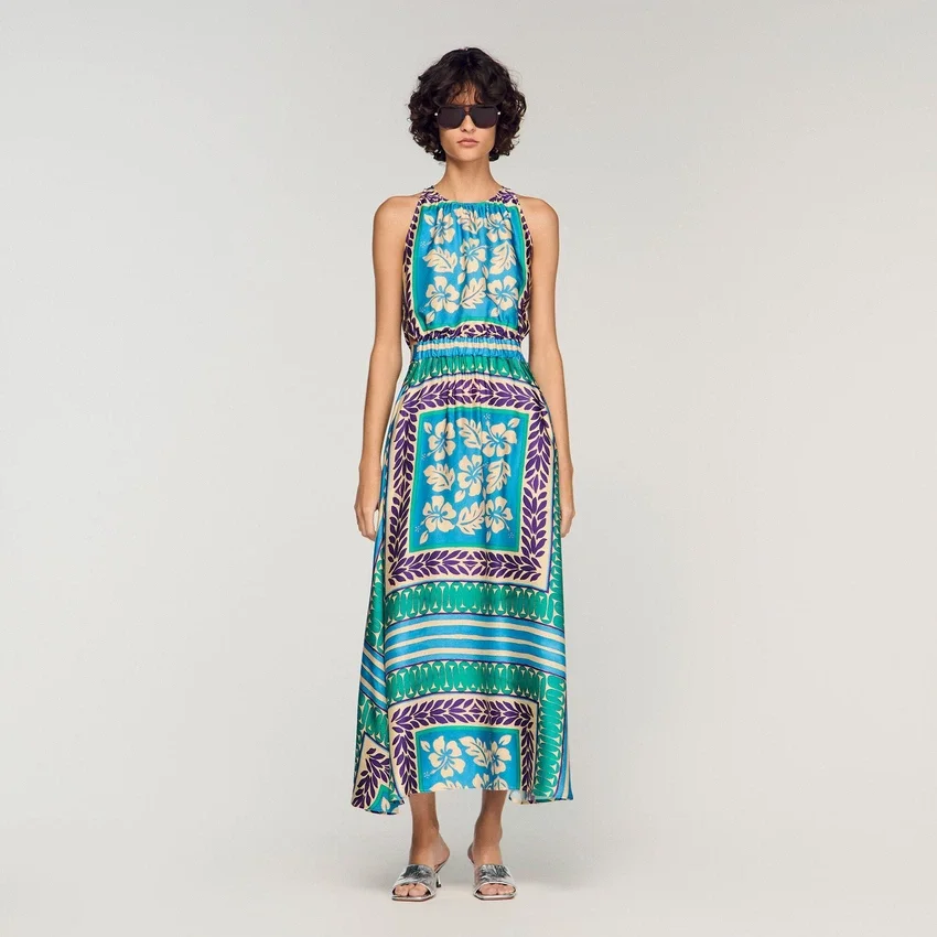 Floral print maxi dress Floral print maxi dress