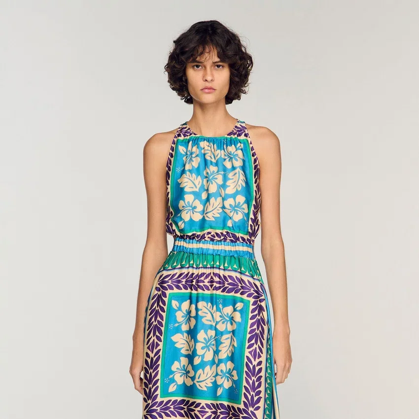 Floral print maxi dress Floral print maxi dress